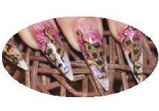 Nailart Pink Gepard
