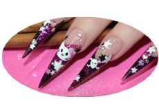 Nailart Pink Kitty