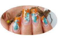 Nailart Orangetimes