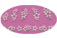 Nail Sticker schwarz & wei�