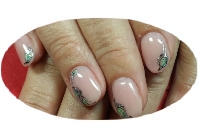 Nageldesign Blue Night