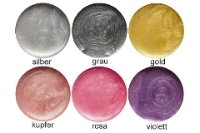 Acrylfarbe metallic