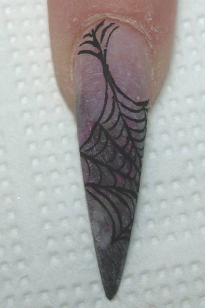 Nageldesign Anleitung Halloween 6