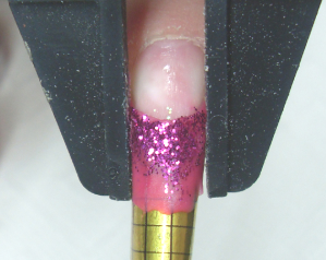 Anleitung Acrylnägel mit farbigem French 3