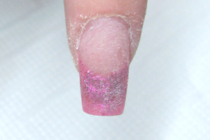 Anleitung Acryln&auml;gel mit farbigem French 5