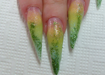 Nailart Anleitung Blumenwiese 3