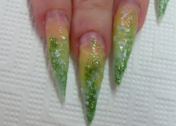 Nailart Anleitung Blumenwiese 4