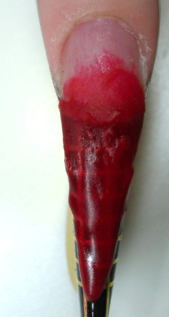 Nailart Anleitung Frucht Cocktail mit Frimo Früchten 5