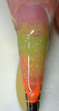 Nailart Anleitung Frucht Cocktail mit Frimo Früchten 8