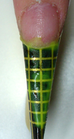 Nailart Anleitung Frucht Cocktail mit Frimo Früchten 10
