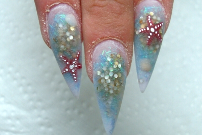 Nailart Anleitung Seaworld 11