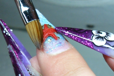 Nailart Anleitung Seaworld 9