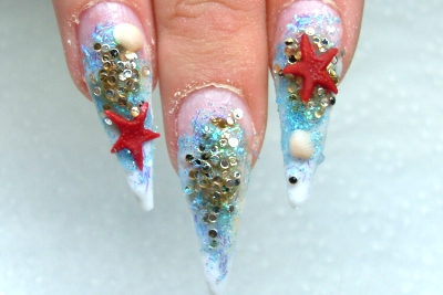 Nailart Anleitung Seaworld 10