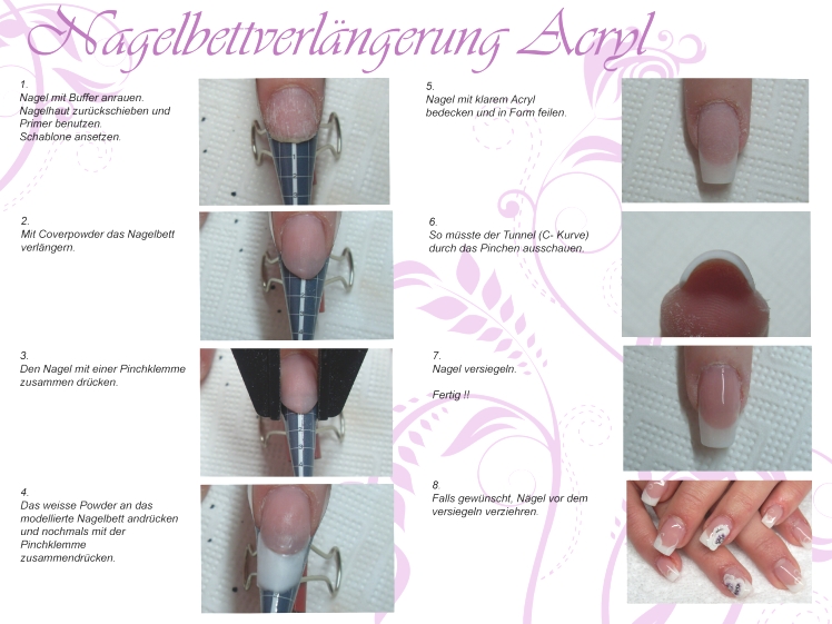 Anleitung Nagelbettverlaengerung Acryl