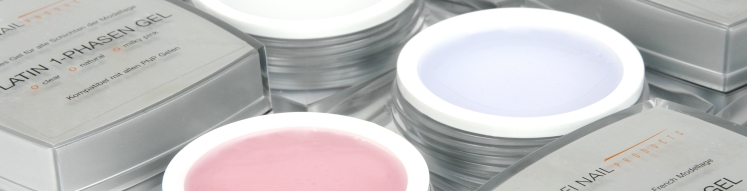 Nageldesign UV Gel, Haftgel, French Gel, Aufbaugel, Buildergel & Versiegelungsgel