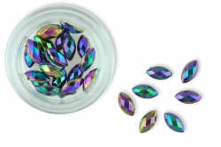 Nailart Rainbow Rauten