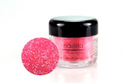 Nailista Acrylpuder - Fuchsia Glitter 10