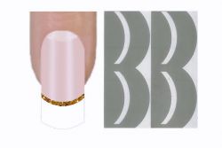 Nailart Schablone 01