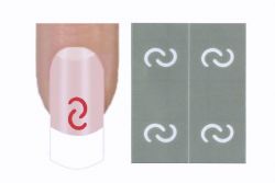Nailart Schablone 04
