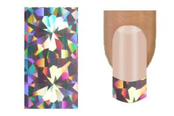 PNP Nail Foil silver crush