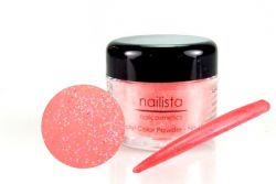 Nailista Acrylpuder - Orange Glitter 15