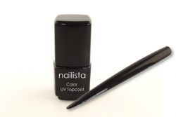 Nailista UV Color Topcoat - schwarz - 12ml