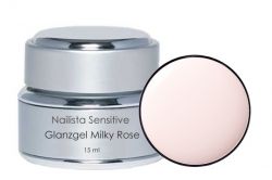 Nailista Sensitiv Glanzgel milchig rosa 15ml
