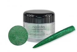 Nailista Acrylpuder - X-Glitter Gr�n 57