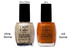 Twin Color Silver Glitter - Java