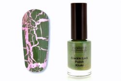 Nailista Crackle Polish - khaki