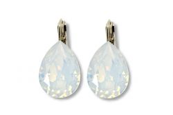 Swarovski Ohrh�nger Tropfen White Opal