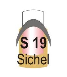 French Manik�r Schablone S 19