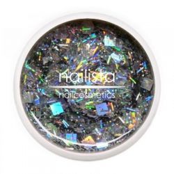 Farb Glitter Gel Crisp Silber 01