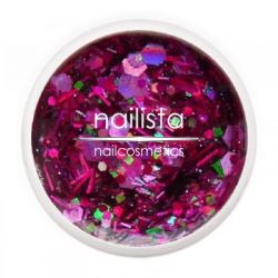 Farb Glitter Gel Crisp Pink 02
