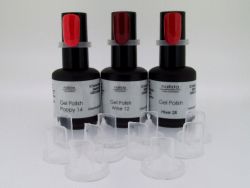 Mustertips mit Schiene fr Nagellackflasche