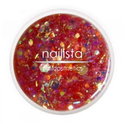 Farb Glitter Gel Crisp Pink 16