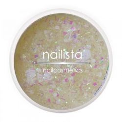 Farb Glitter Gel Crisp Weiss 21