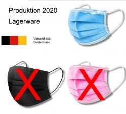 Mundschutz - Einwegmaske - blau - 50 St.