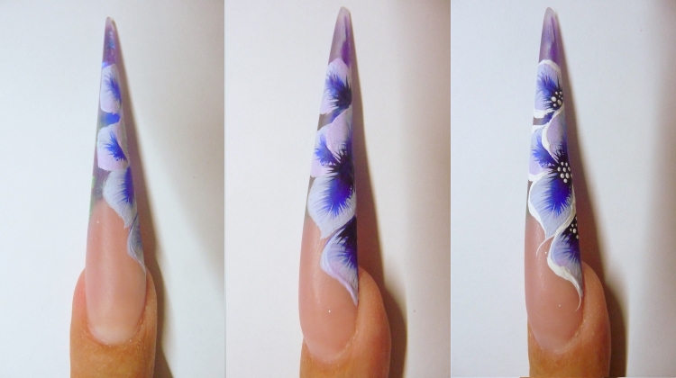 Nageldesign Blue Night 4