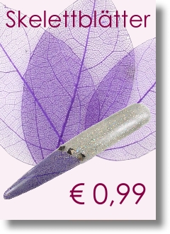 Skelettbl&auml;tter f&uuml;r Nailart