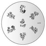 Konad Nailart Stamping Schablone m54