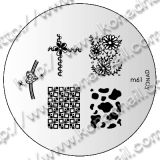 Konad Nailart Stamping Schablone m61
