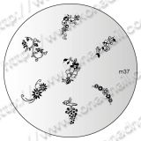 Konad Nailart Stamping Schablone m37