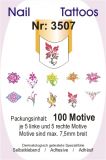 PNP Nail-Tattoo 3507