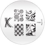 Konad Nailart Stamping Schablone m64