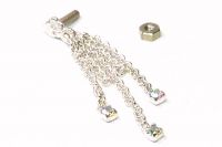Piercing Kette irisierend