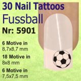 Nailista Fussball WM Nailart Tattoo 01