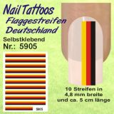 Nailista Fussball WM Nailart Tattoo 05