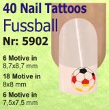 Nailista Fussball WM Nailart Tattoo 02