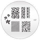 Konad Nailart Stamping Schablone m57